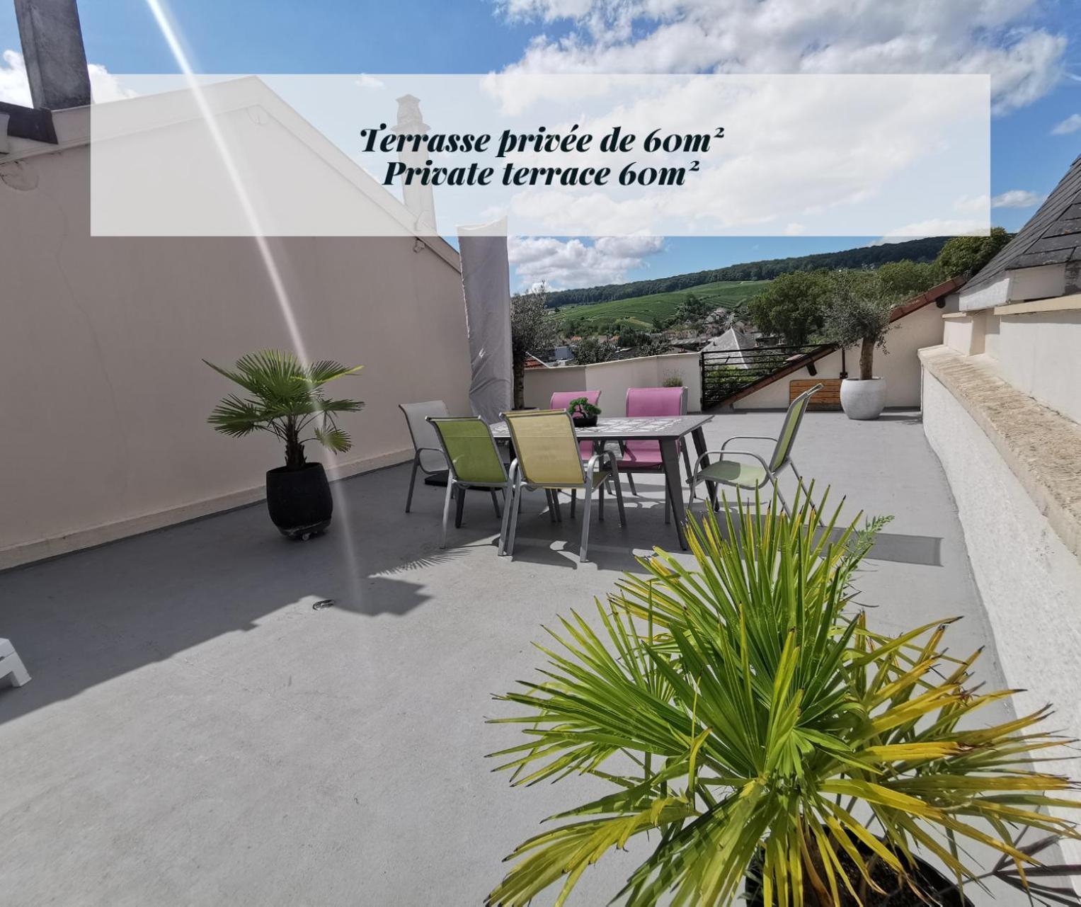 Terrasse 86 - Terrasse & Climatisation - 4-6 Personnes - Bnb Επερνέ Εξωτερικό φωτογραφία